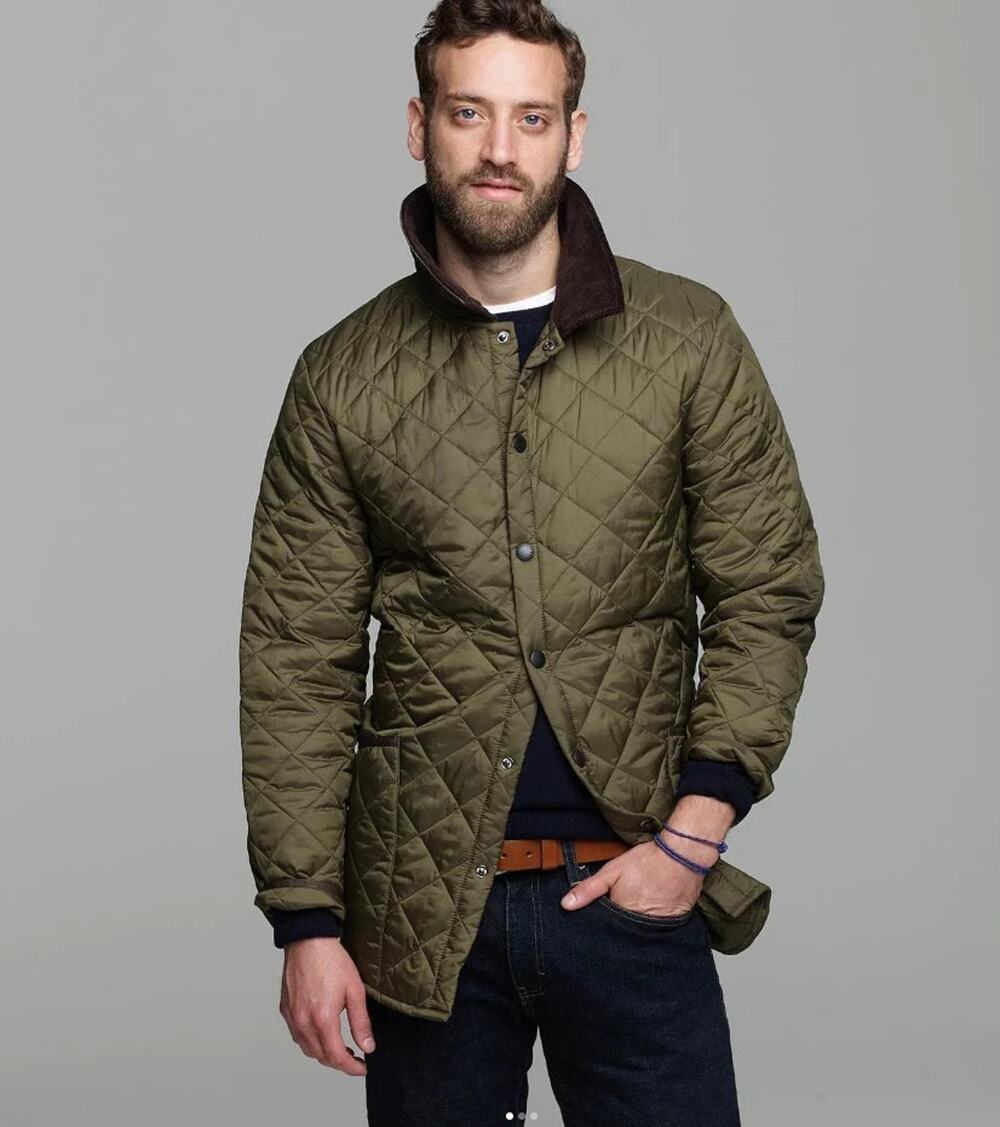 New Barbour Jacket Small Olive Green Heritage Liddesdale Quilted Outdoor Preppy